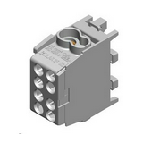 Fővezetéki leágazókapocs 130/100A Cu/Al csavaros szürke 2x25+2x16mm2  HLAK 25 1/2 M2 Pollmann