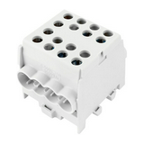 Fővezetéki leágazókapocs 150/125A Cu/Al csavaros szürke 2x35+6x25mm2  HLAK 35-1/6 M2 Pollmann