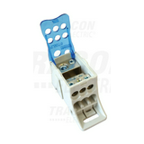 Fővezetéki leágazókapocs 160A nyitható fedéllel 1x70+6x25mm2 1-pólus 70mm2-vezetőér TRACON