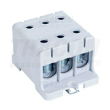 Fővezetéki leágazókapocs 160A/400VAC 3x2x2,5-50mm2 Al/Cu szürke 3P 50mm2 TRACON