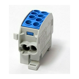 Fővezetéki leágazókapocs 202/125A Cu/Al ónozott kék 2x35+2x25mm2 1P 25mm2/ HLAK 35/25 N LEIPOLD