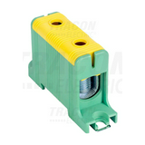 Fővezetéki leágazókapocs 245A/400VAC 1x2x16-95mm2 Al/Cu zöld/sárga 1P 95mm2 TRACON