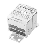 Fővezetéki leágazókapocs 2be/10ki 70mm2 IP20 1P 175A csavaros kalapsínre 9D.01.5.175.0210 FINDER