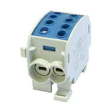 Fővezetéki leágazókapocs 300/185A Cu/Al ónozott kék 2x70+2x50mm3 1P 70mm2/ HLAK 70/50 N LEIPOLD