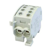 Fővezetéki leágazókapocs 300/185A Cu/Al ónozott szürke 2x70+2x50mm2 1P HLAK 70/50 L G LEIPOLD