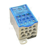 Fővezetéki leágazókapocs 400A nyitható fedéllel 1x150+2x35+5x25+4x16mm2 1-pólus TRACON