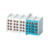 Fővezetéki leágazókapocs 80A szürke 3x(4x25mm2) kék 2x(4x25mm2) 4-pólus 25mm2-vezetőér Hensel
