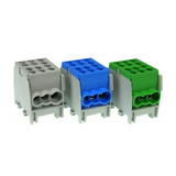 Fővezetéki leágazókapocs kék 2x25+4x16mm2 M2 1P csavaros 2csatl./16mm2 HLAK 25-1/4 M2 Pollmann