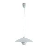 Függesztett lámpatest izzós 1x 60W 230V AC E27 fehér-ház műanyag IP20 Cupola range RÁBALUX