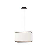Függesztett lámpatest izzós wenge 1x 60W 230V AC E27 bézs-ház acél IP20 Kubu RÁBALUX