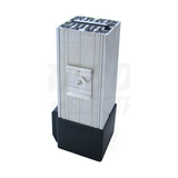 Fűtőegység elosztóba sorolható 400W 120-250V/AC50Hz 120-250V/DC AC/DC  ventilátorral TRACON