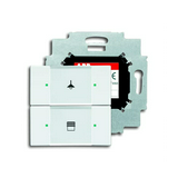 FutureLinear KNX nyomógomb 2pár=4gomb süllyesztett műanyag fehér IP20 6126/01-84-500 ABB
