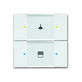 FutureLinear KNX nyomógomb 2pár=4gomb süllyesztett műanyag fehér IP20 6126/02-84-500 ABB
