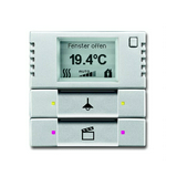 FutureLinear KNX nyomógomb 2pár=4gomb termosztáttal süllyesztett műanyag IP20 6128/28-83-500 ABB