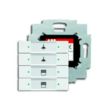 FutureLinear KNX nyomógomb 4pár=8gomb süllyesztett műanyag fehér IP20 6127/01-84-500 ABB
