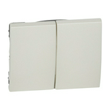 Galea billentyű gyöngyház kettős kapcs/nyg.-hoz fehér üres-jel IP21 műanyag fényes LEGRAND