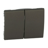 Galea billentyű mélybronz kettős kapcs/nyg.-hoz bronz üres-jel IP21 műanyag fényes LEGRAND