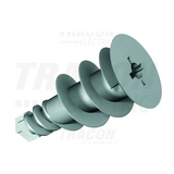 Gipszkarton tipli ajánlott csavar: 4x35mm 16mmx 36mm 4mm-csavarátmérőhöz műanyag TRACON