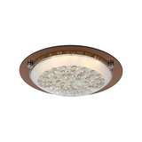 LED mennyezeti lámpatest borostyán-kerettel falonkívüli 1x 12W 220-240V AC 1040lm Tabasco Globo