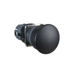 Gomba nyomófej d16 24mm fekete visszaugró Harmony XB6 Schneider