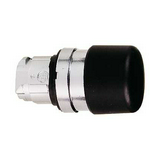 Gomba nyomófej d22 30mm fekete/fehér visszaugró Harmony XB4 Schneider