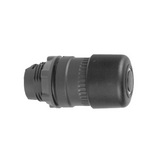 Gomba nyomófej d22 30mm fekete reteszelt húzó nyugtázás Harmony XB5 Schneider