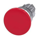 Gomba nyomófej fém d22 40mm-fej piros visszaugró SIRIUS ACT SIEMENS