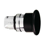 Gomba nyomófej d22 40mm fekete/fehér visszaugró Harmony XB4 Schneider