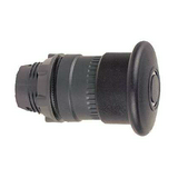 Gomba nyomófej d22 40mm fekete reteszelt húzó nyugtázás Harmony XB5 Schneider