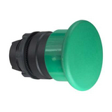 Gomba nyomófej d22 40mm zöld reteszelt világító fordító nyugtázás Harmony XB5 Schneider