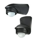 Mozgásérzékelő kültéri felületre 12m/előre 120° PIR 1000W 230V fekete McGuard prof BM120sw GROTHE