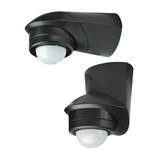 Mozgásérzékelő kültéri felületre 12m/előre 360° PIR 1000W 230V fekete McGuard prof BM360sw GROTHE