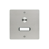Csengőnyomó panel  LED/8-16VADC 130x130x45mm 1-lakás süllyesztett nemesacél ETA 401 V2A UP GROTHE