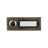 Csengőnyomó panel 38x98x15mm 1-lakás falonkívüli bronz bronz ETA 501 G GROTHE
