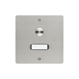 Csengőnyomó panel LED/8-16VADC 130x130x19mm 1-lakás falonkívüli nemesacél ETA 501 V2A AP GROTHE