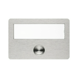 Csengőnyomó panel LED/8-12VADCA 120x80x22mm 1-lakás falonkívüli nemesacél ETA 640 LED GROTHE