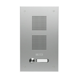 Csengőnyomó panel 1oszlop LED/8-16VADC  160x270x56mm 1-lakás ezüst Robusta EV1 TS 787 1-1 GROTHE