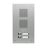 Csengőnyomó panel 1oszlop LED/8-16VADC  160x294x56mm 2-lakás ezüst Robusta EV1 TS 787 1-2 GROTHE