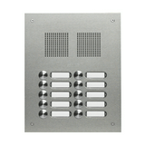 Csengőnyomó panel 2oszlop LED/8-16VADC  240x296x56mm 10-lakás Robusta V2A TS 788 2-5 GROTHE