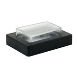 Membrán-sapka 35x29x11mm fekete/átlátszó gumi  TRACON