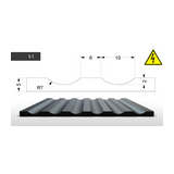 Gumiszőnyeg 26.5kV-átütési 130cm x 1000cm Boguma