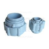 Gyorscsatlakozó tömszelence gégecsőhöz 16mm-átmérő M16x1.5 egyenes poliamid (PA) szürke TRACON