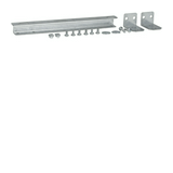 Gyűjtősíntartókonzolkészlet 400mm mé. szekrényhez galvanizált acél 310mmx 45mm Quadro+evo Hager