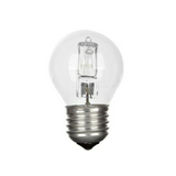 Halogén lámpa kisgömb gömb 18W 230V E27 170lm víztiszta D-en.o. 2000h TU HALO S/CL GE Lighting