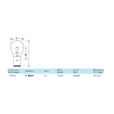 Halogén lámpa speciális BA20d 60W 15V P8029 ORBITEC