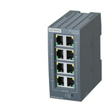 Hálózati switch Ethernet 8x10/100Mbps RJ45 port 8x10/100/1000Mbps RJ45-port IP20 SCALANCE SIEMENS