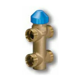 Háromjáratú zónaszelep FanCoil-hoz beép. bypass ággal G1/2