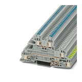Háromszintes sorkapocs 4mm2 TS35 21A 400V csavaros szürke UTI 2,5-PE/L/N PHOENIX CONTACT