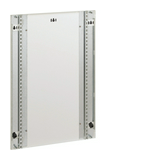 Hátlap 4U lakkozott acél 620mm x 600mm fehér Quadro4 Hager