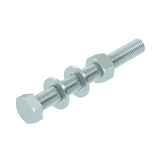 Hatlapfejű csavar 12x 110mm x tűzihorganyzott acél anyával alátéttel SKS 12x110 F OBO-BETTERMANN